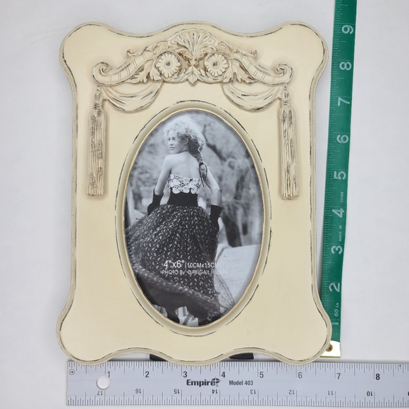 4"×6" Picture Frame Oval Frame Old Fashioned - Picture 7 of 8